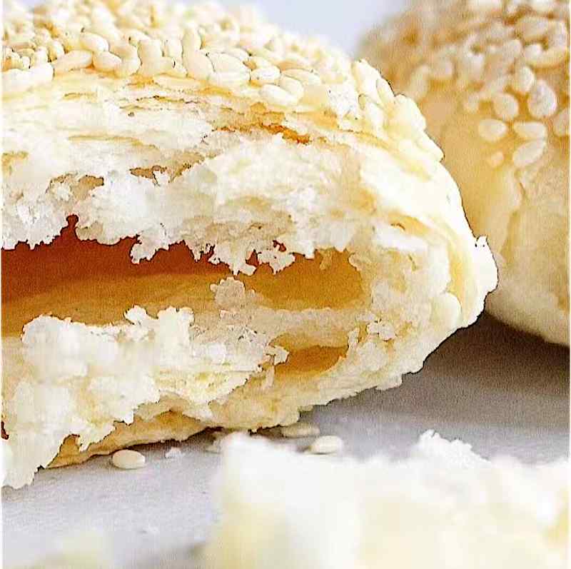 White Sugar Coconut Pastry