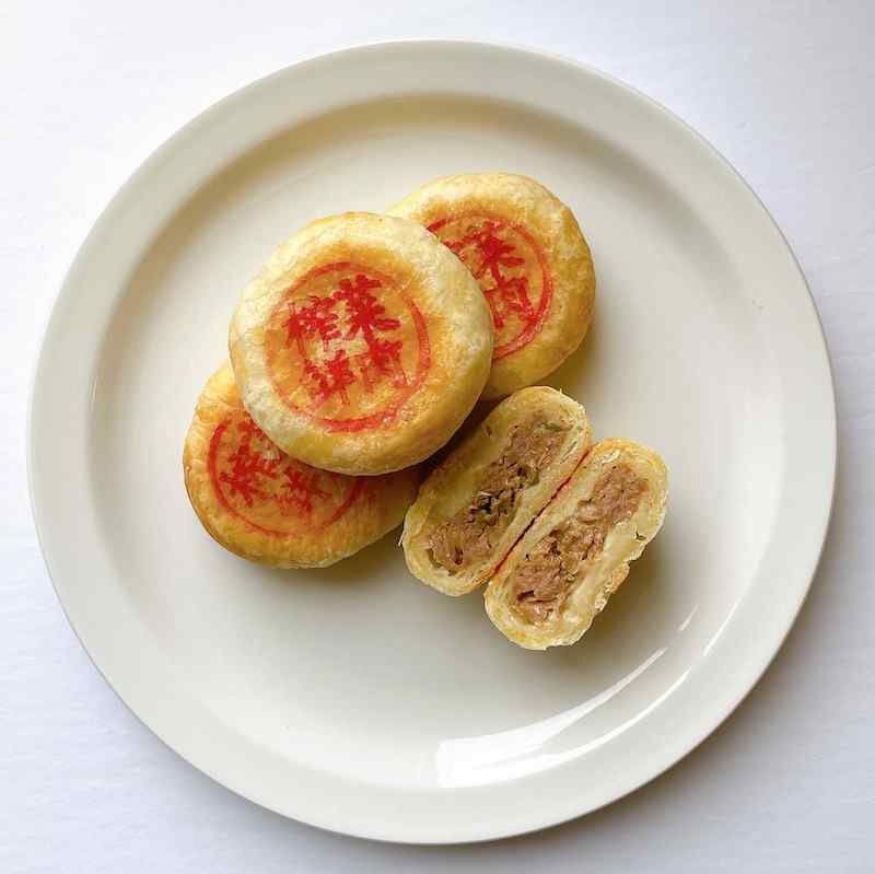 Zhacai Pork Mooncake